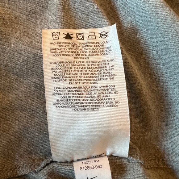 North Carolina Gray & Blue Tar Heels Nike Elite Shirt, Jordan, Size Small - Picture 7 of 10